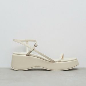 Zara platform strappy sandal